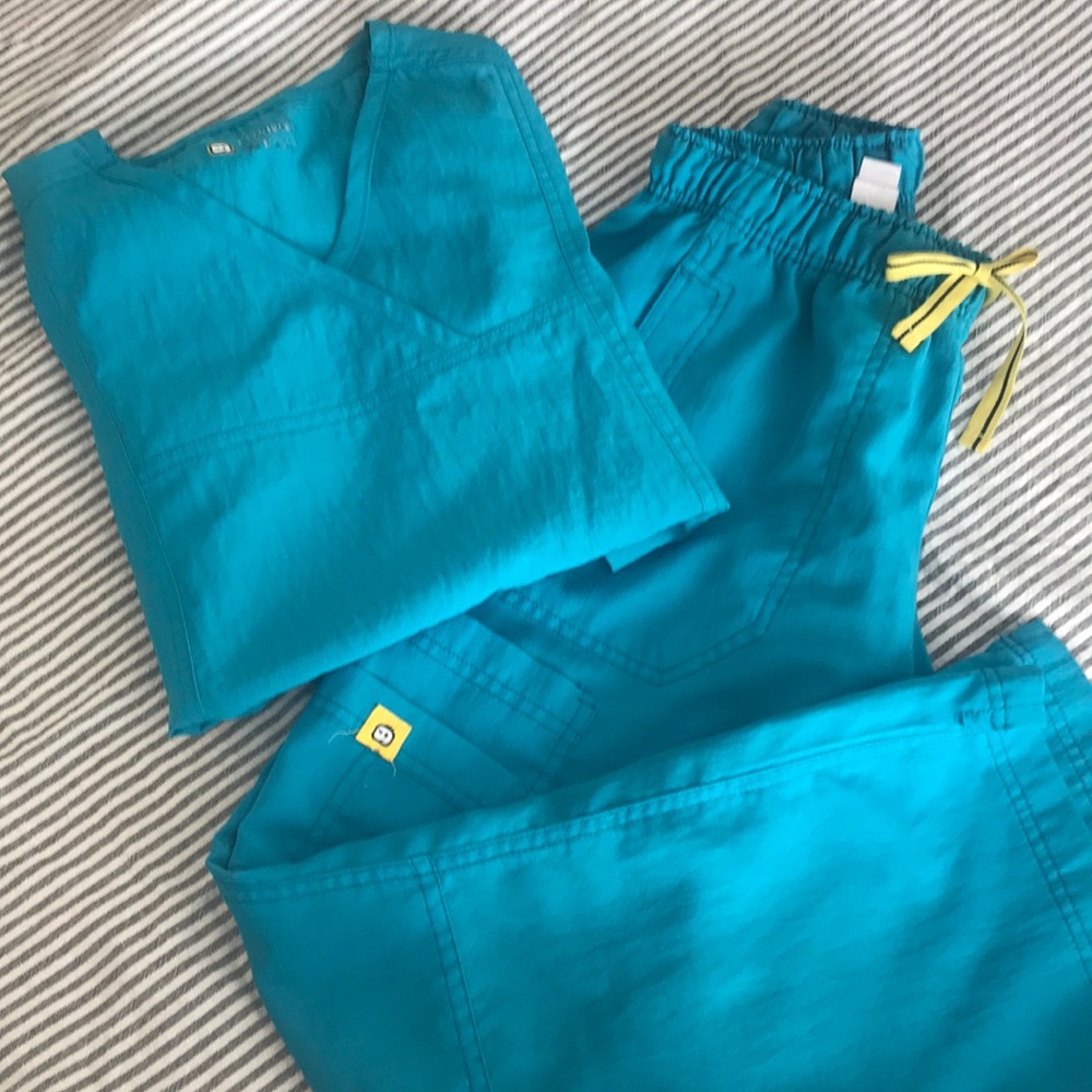 WonderWink Teal Scrub Set Xs